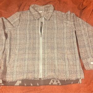 Striped Gray and White Jacket